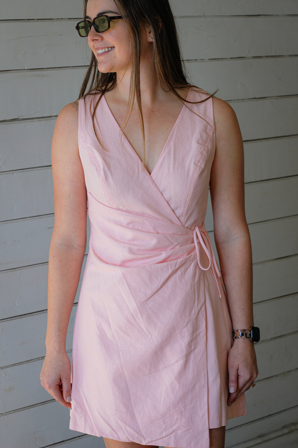 Indikah Wrap Mini Dress