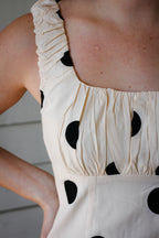 Here Comes the Sun Polka Dot Mini Dress