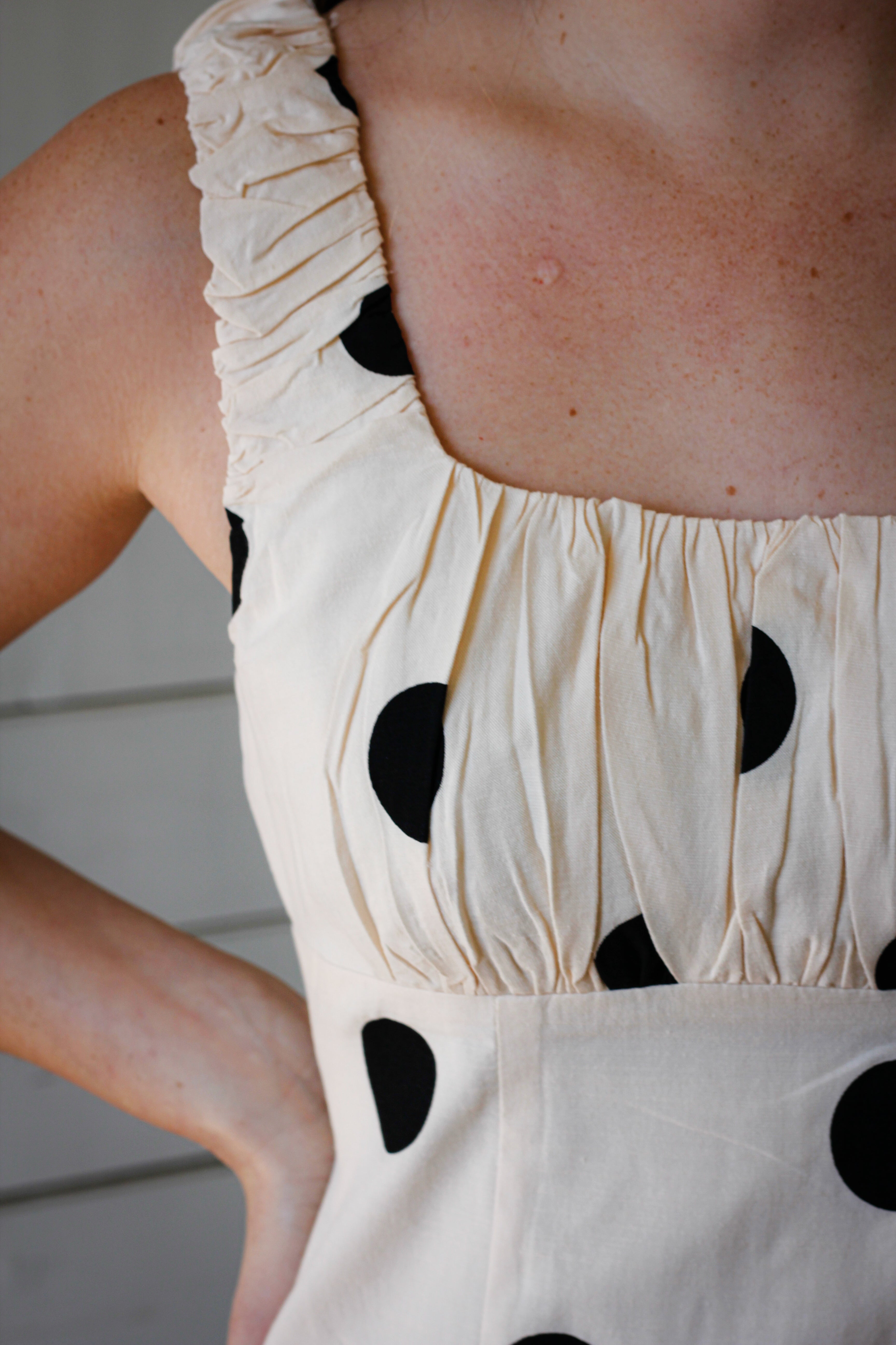 Here Comes the Sun Polka Dot Mini Dress