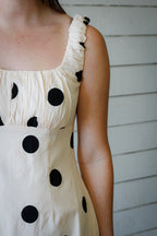 Here Comes the Sun Polka Dot Mini Dress