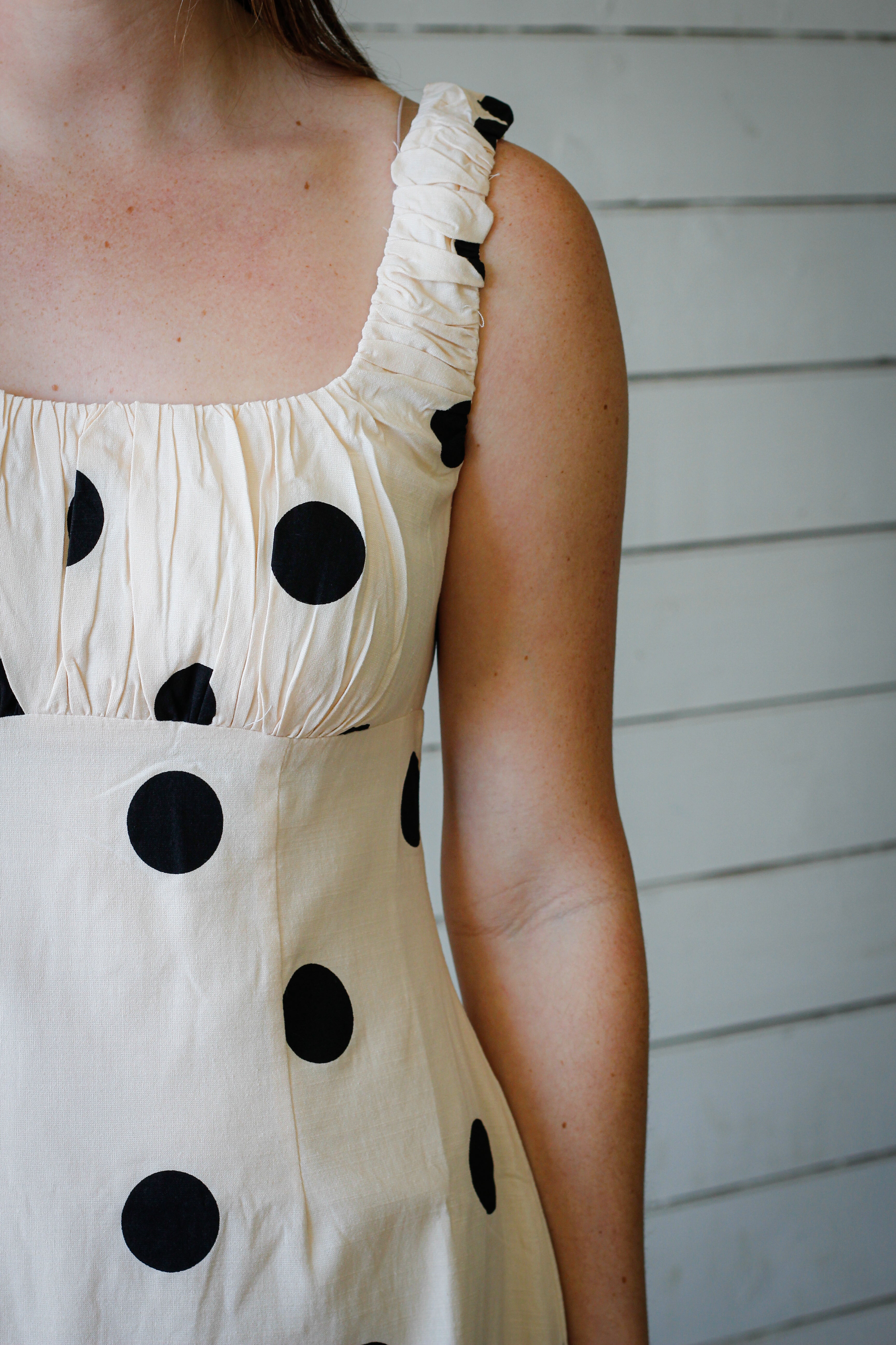 Here Comes the Sun Polka Dot Mini Dress