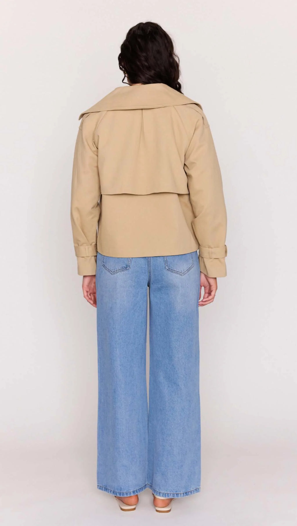 MINK PINK Aya Cropped Trench