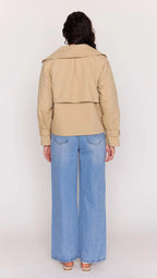 MINK PINK Aya Cropped Trench