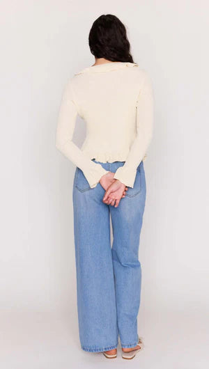 MINK PINK Mirabel Ruffled Cardigan