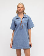 Paper Heart Texas Denim Short Dress