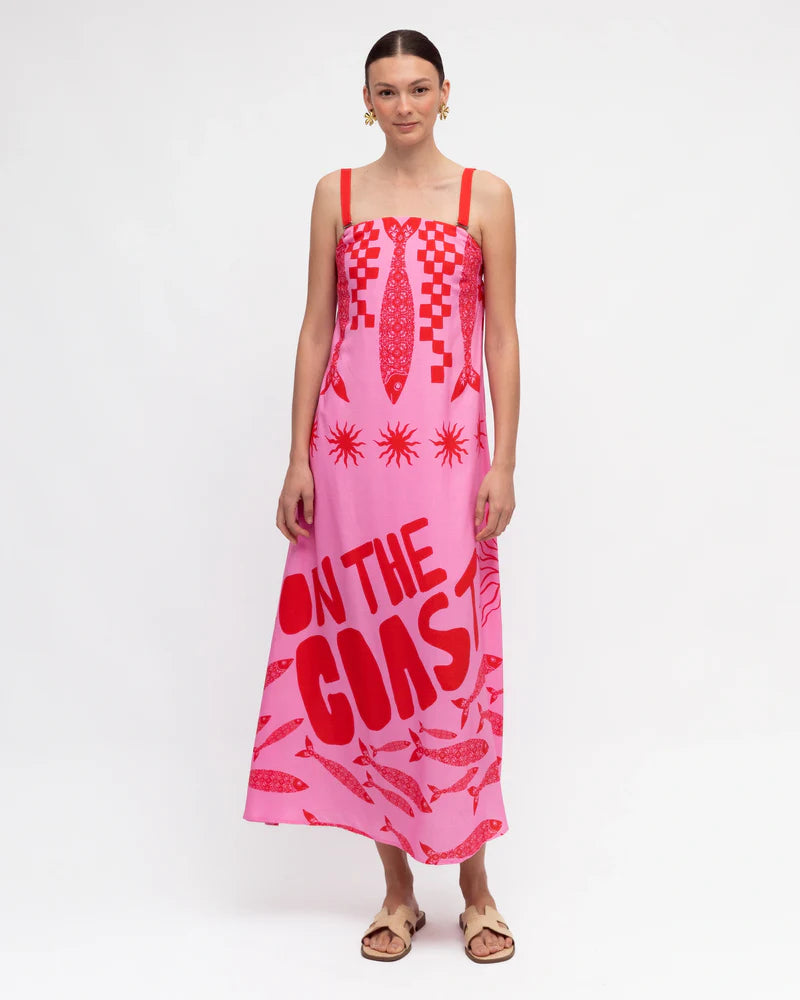 Paper Heart on the Coast Dress