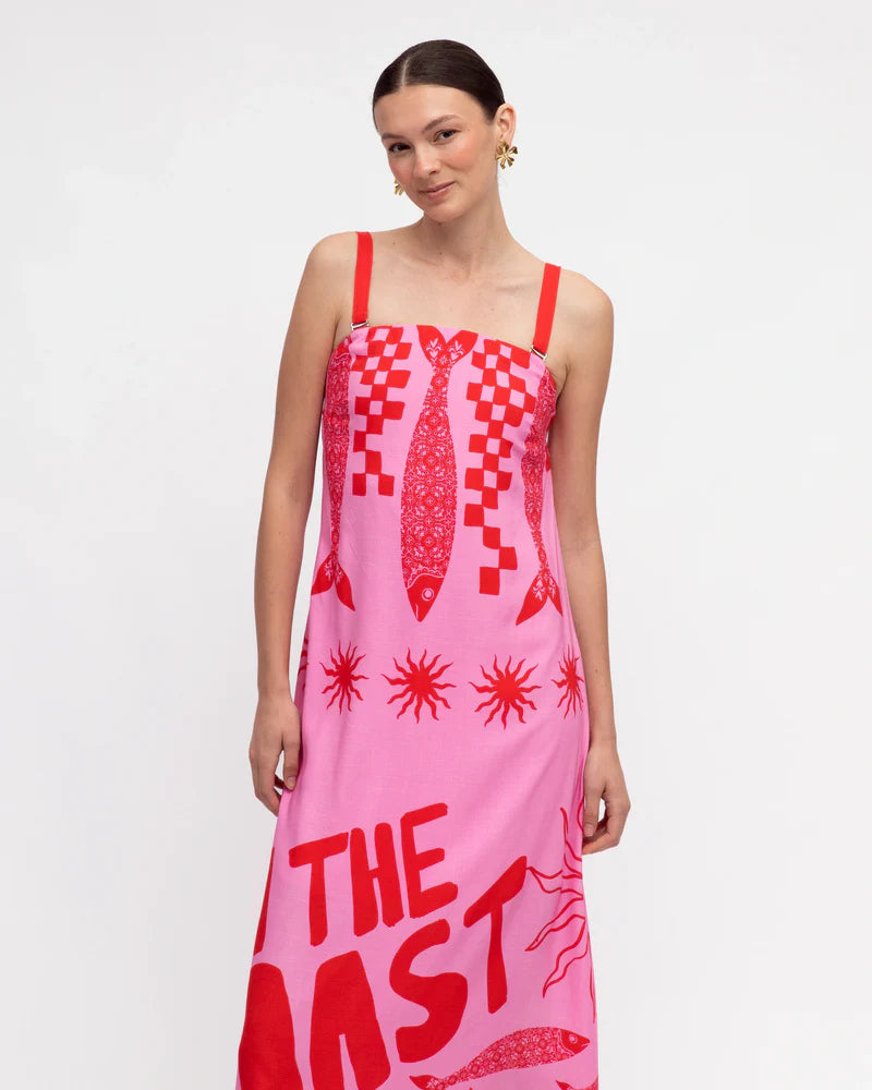 Paper Heart on the Coast Dress