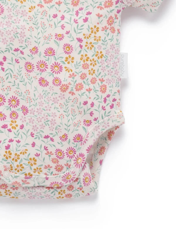 Purebaby Printed Bodysuit