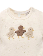 Purebaby Appliqued Bodysuit