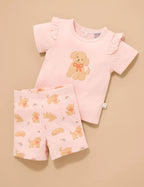 Purebaby Ruffle PJ Set