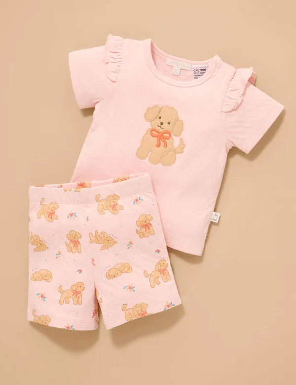 Purebaby Ruffle PJ Set