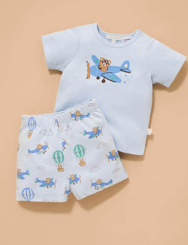 Purebaby Short PJ Set