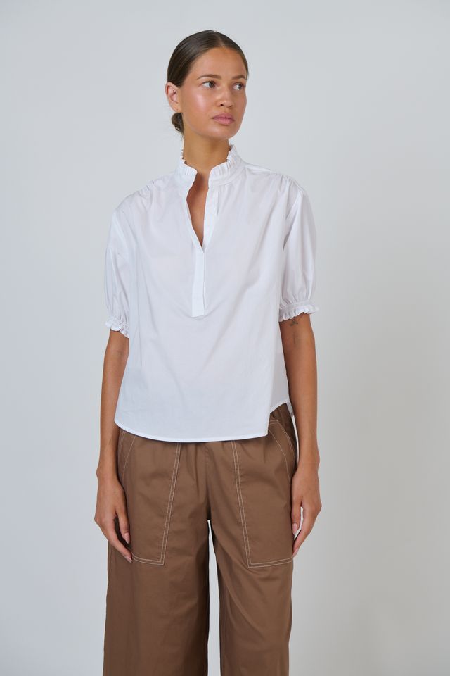 Naturals Poplin Blouse - GA648