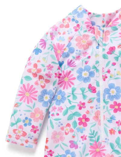 Purebaby Printed L/S Swimsuit