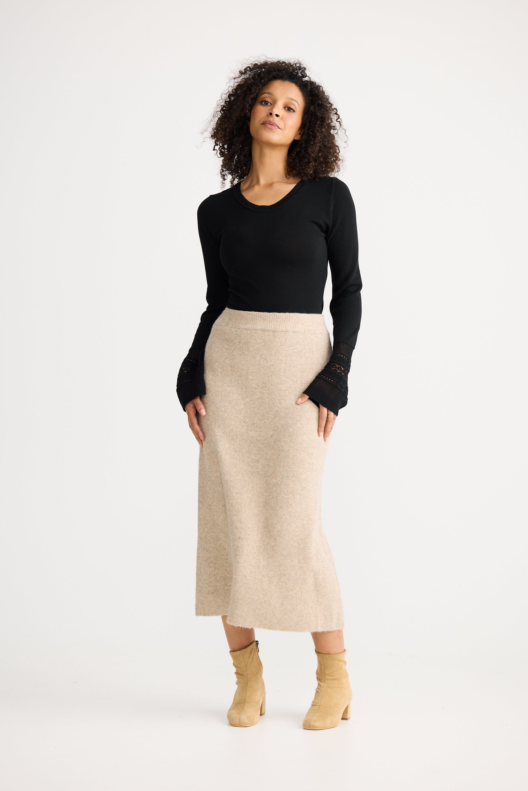 The Shanty Lucerne Knit Skirt