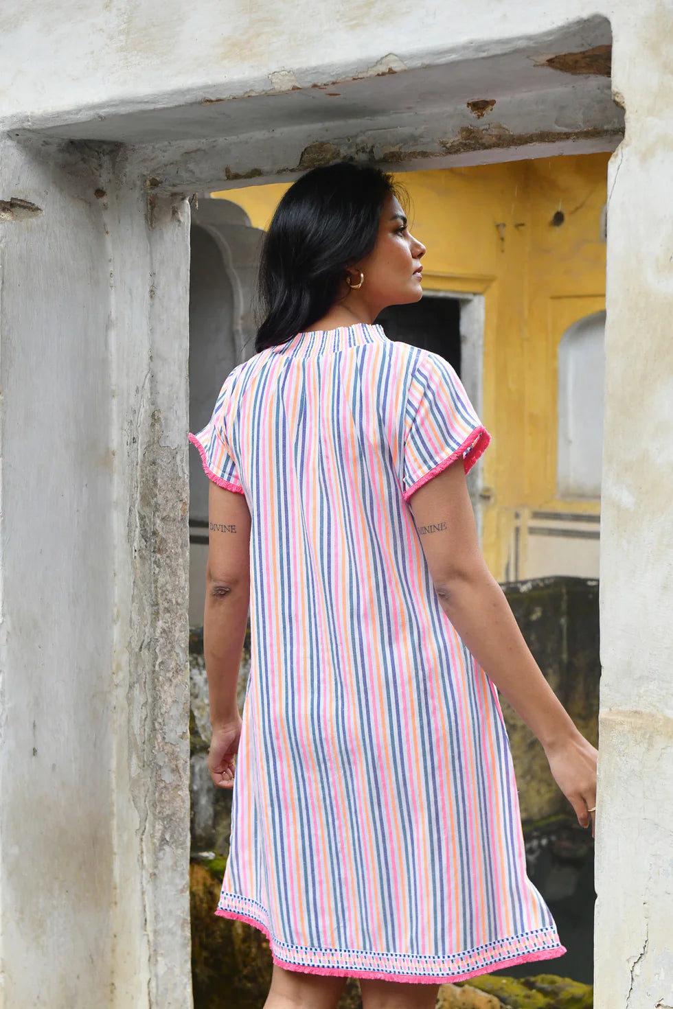 Azure and indigo Sunset Day Dress