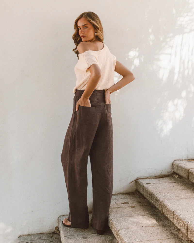 White Closet Linen pants