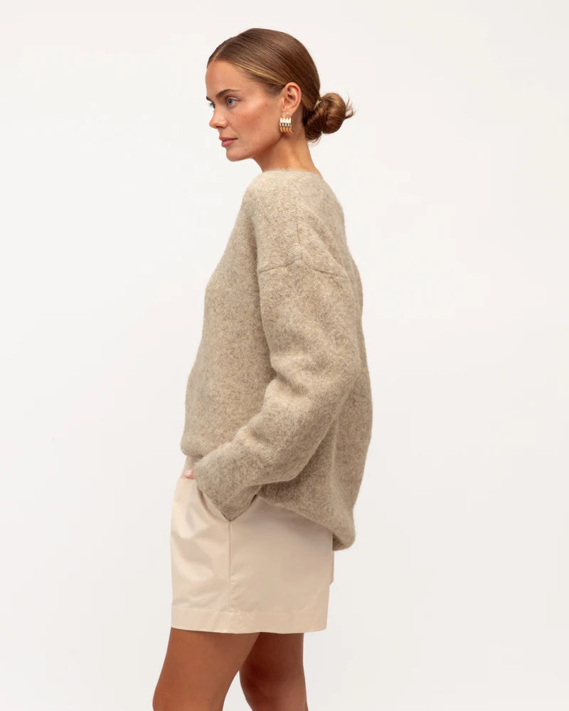 White Closet London V Neck Jumper