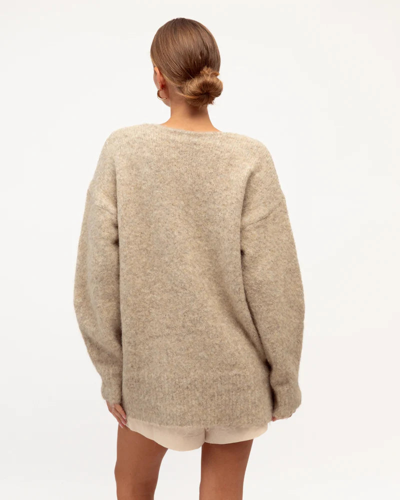 White Closet London V Neck Jumper
