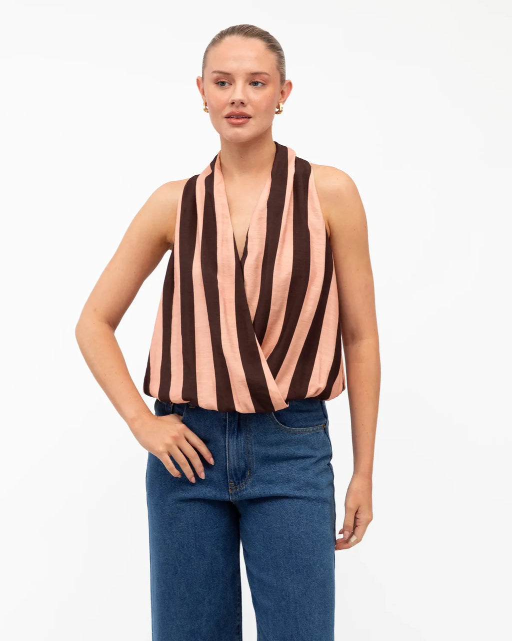 WHITE CLOSET CABANA HALTER TOP