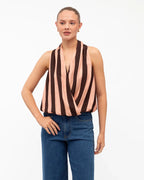 WHITE CLOSET CABANA HALTER TOP