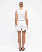 White Closet linen short TFL7990-30