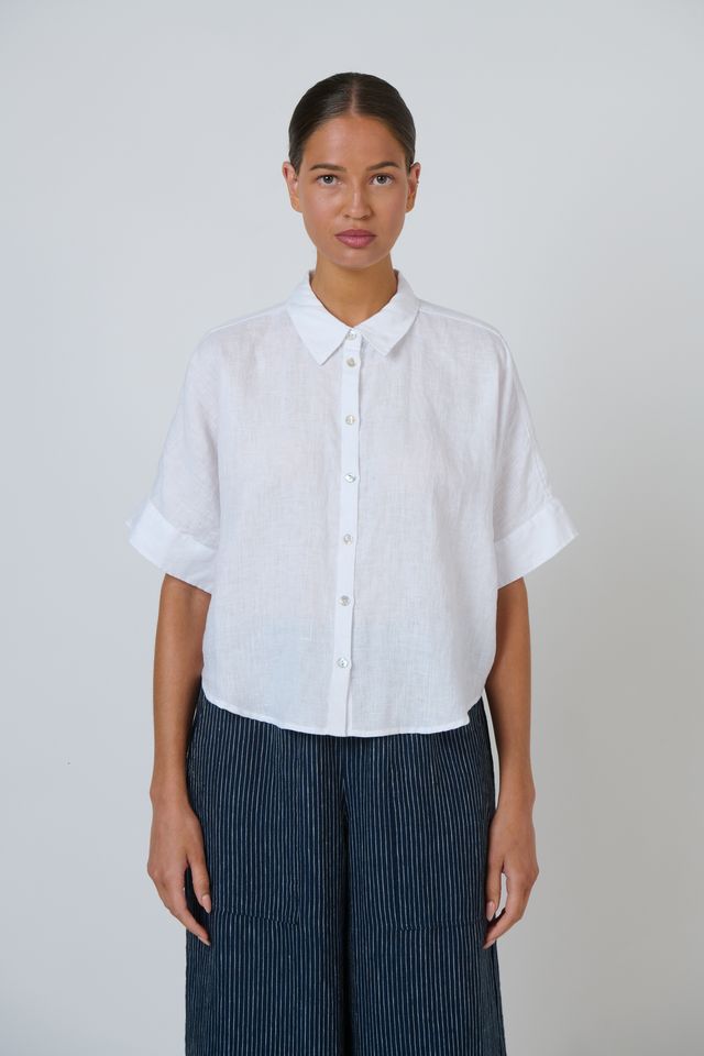 S26-GA685 Naturals Linen Top