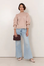 Adorne Valentina Shirred Top