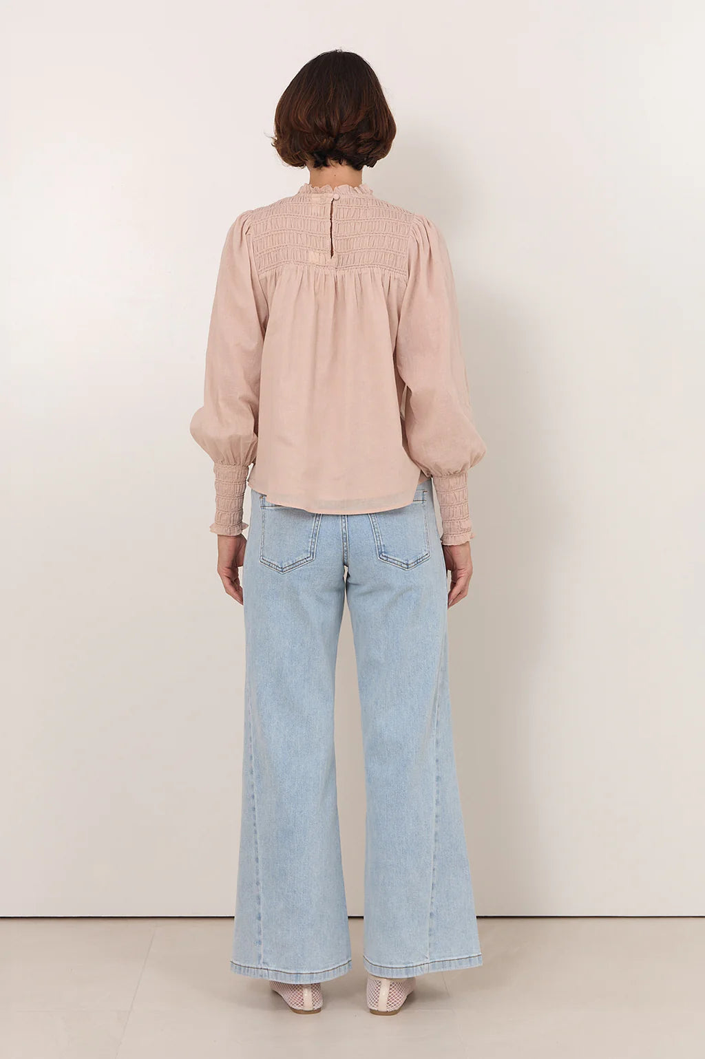 Adorne Valentina Shirred Top