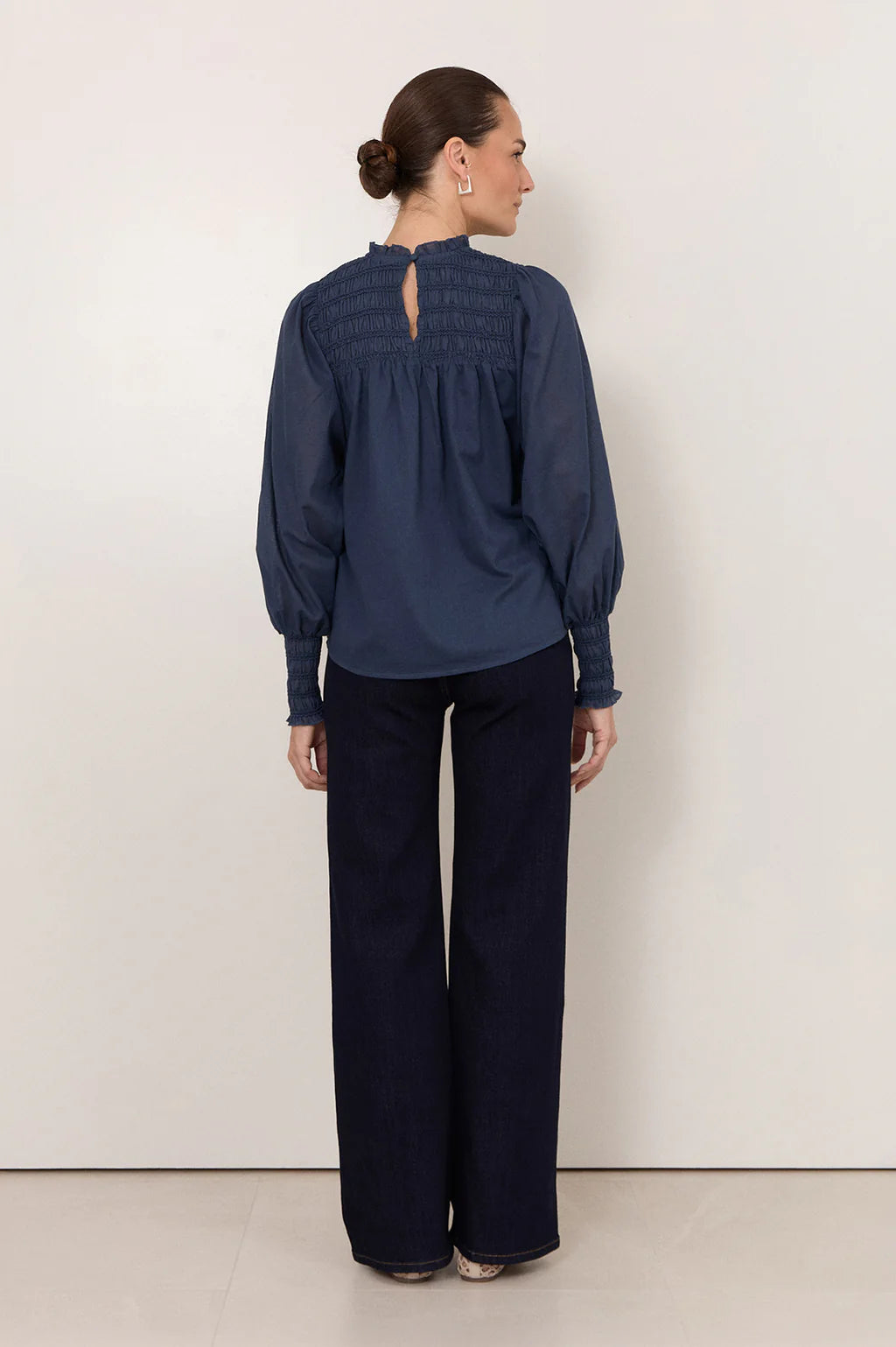 Adorne Valentina Shirred Top