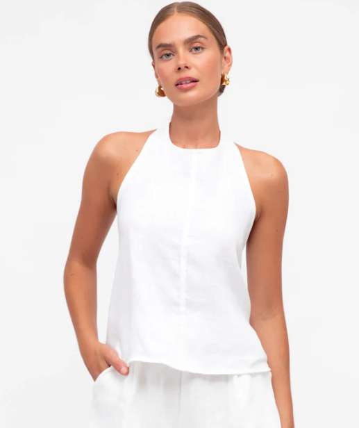 Whitecloset halter Singlet top