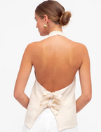 Whitecloset halter Singlet top