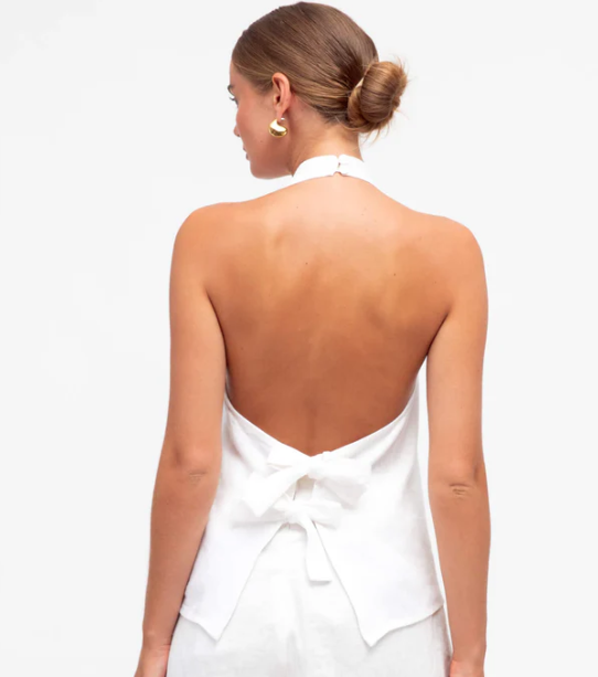 Whitecloset halter Singlet top