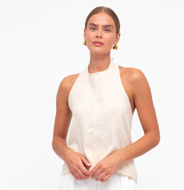 Whitecloset halter Singlet top