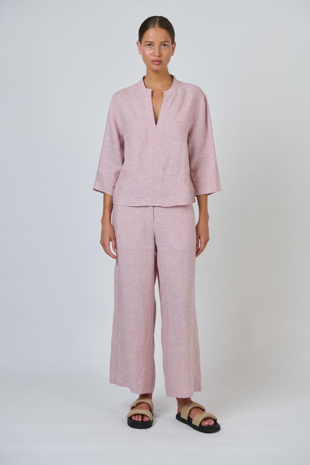 Naturals Wide-Leg Linen Pants - GA698