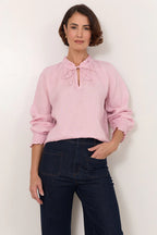 Adorne Adelaide Long Sleeve Linen Top