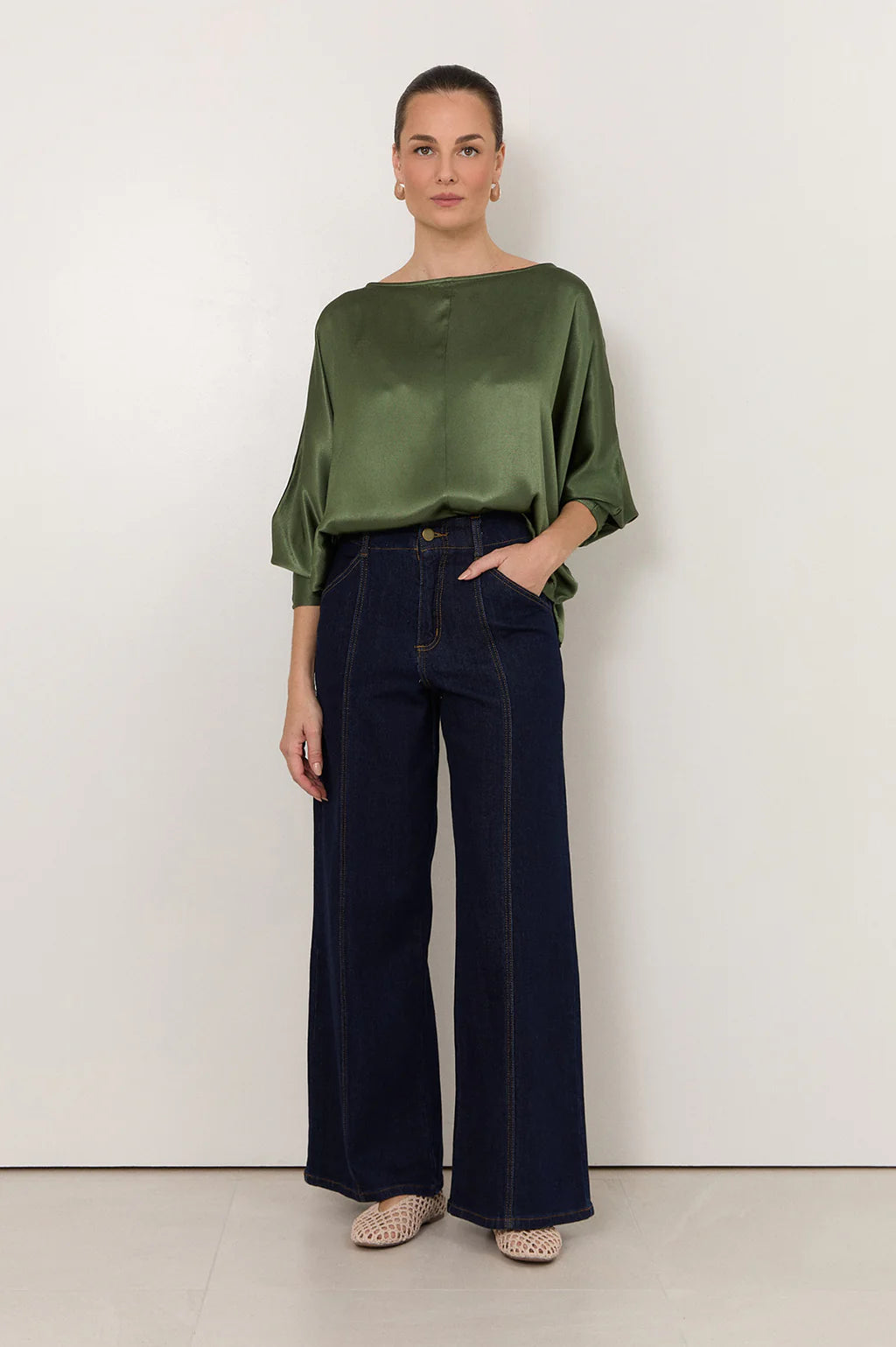 Adorne Adele Wide Leg Jean