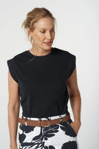 Cloth + Paper + Scissors Dawn Cotton Muscle Tee