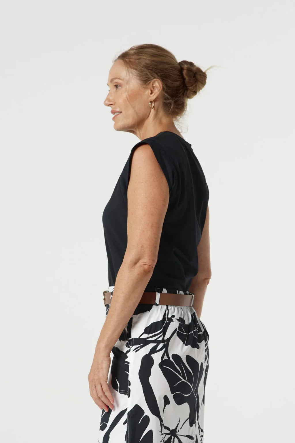 Cloth + Paper + Scissors Dawn Cotton Muscle Tee