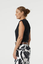 Cloth + Paper + Scissors Dawn Cotton Muscle Tee