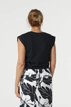 Cloth + Paper + Scissors Dawn Cotton Muscle Tee