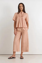 Adorne Fable Linen Culotte Pant