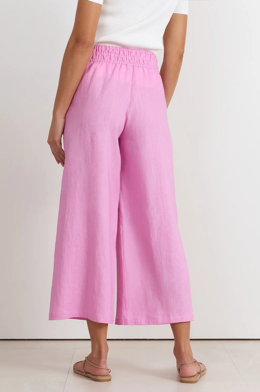 Adorne Fable Linen Culotte Pant