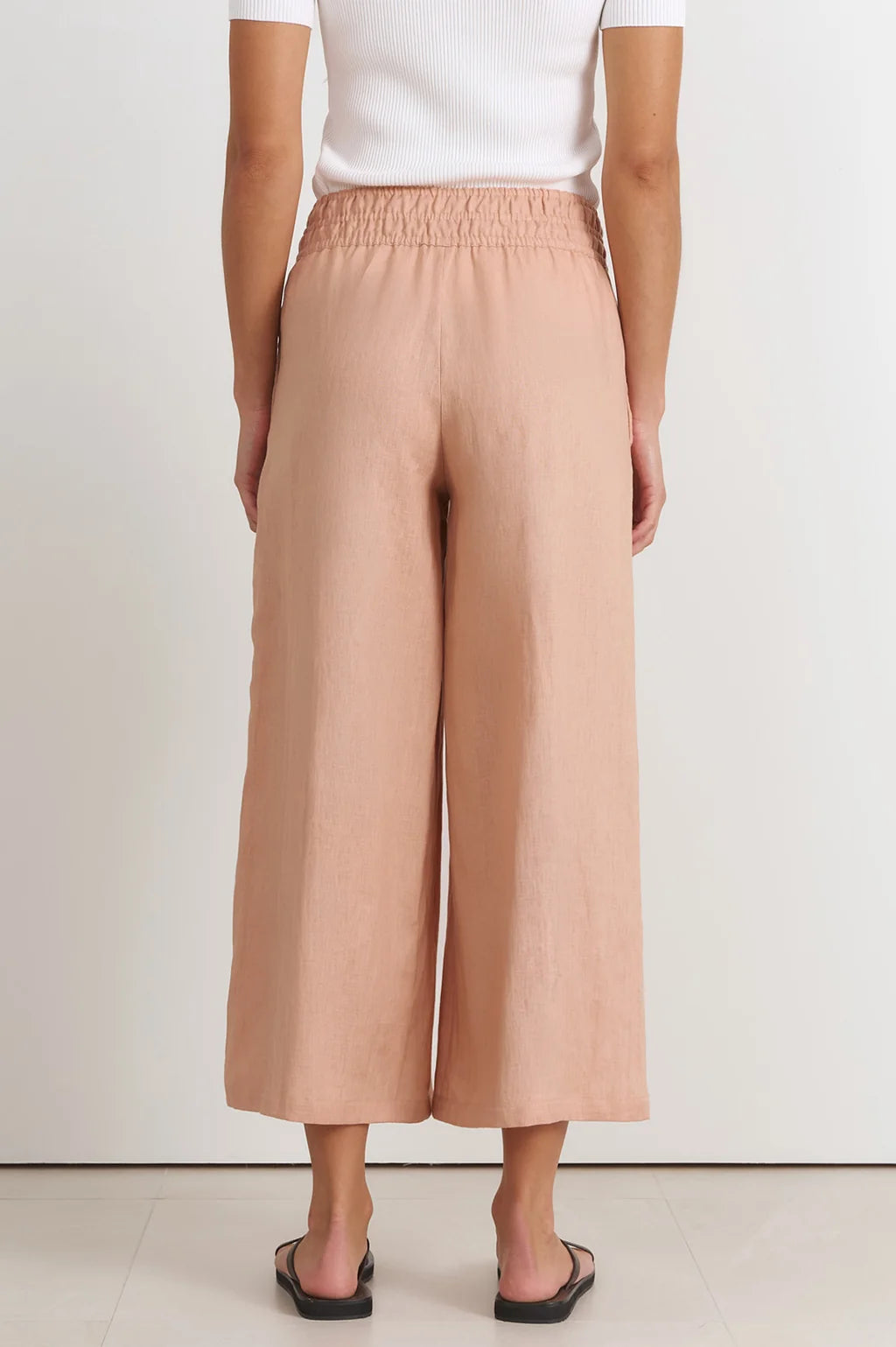 Adorne Fable Linen Culotte Pant