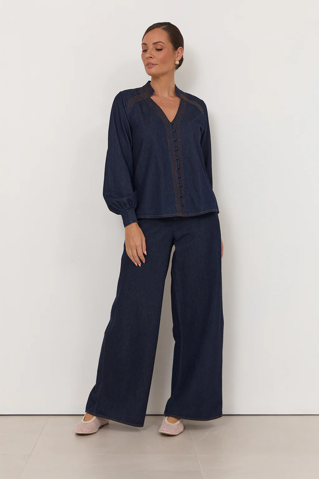 Adorne Harper Lightweight Denim Pant