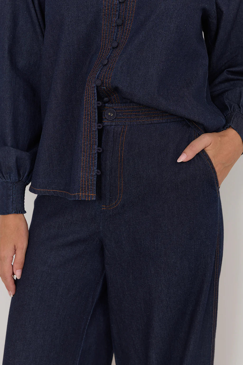 Adorne Harper Lightweight Denim Pant