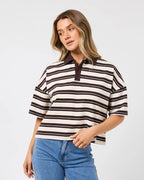 allabouteve Harri Stripe Rugby Top