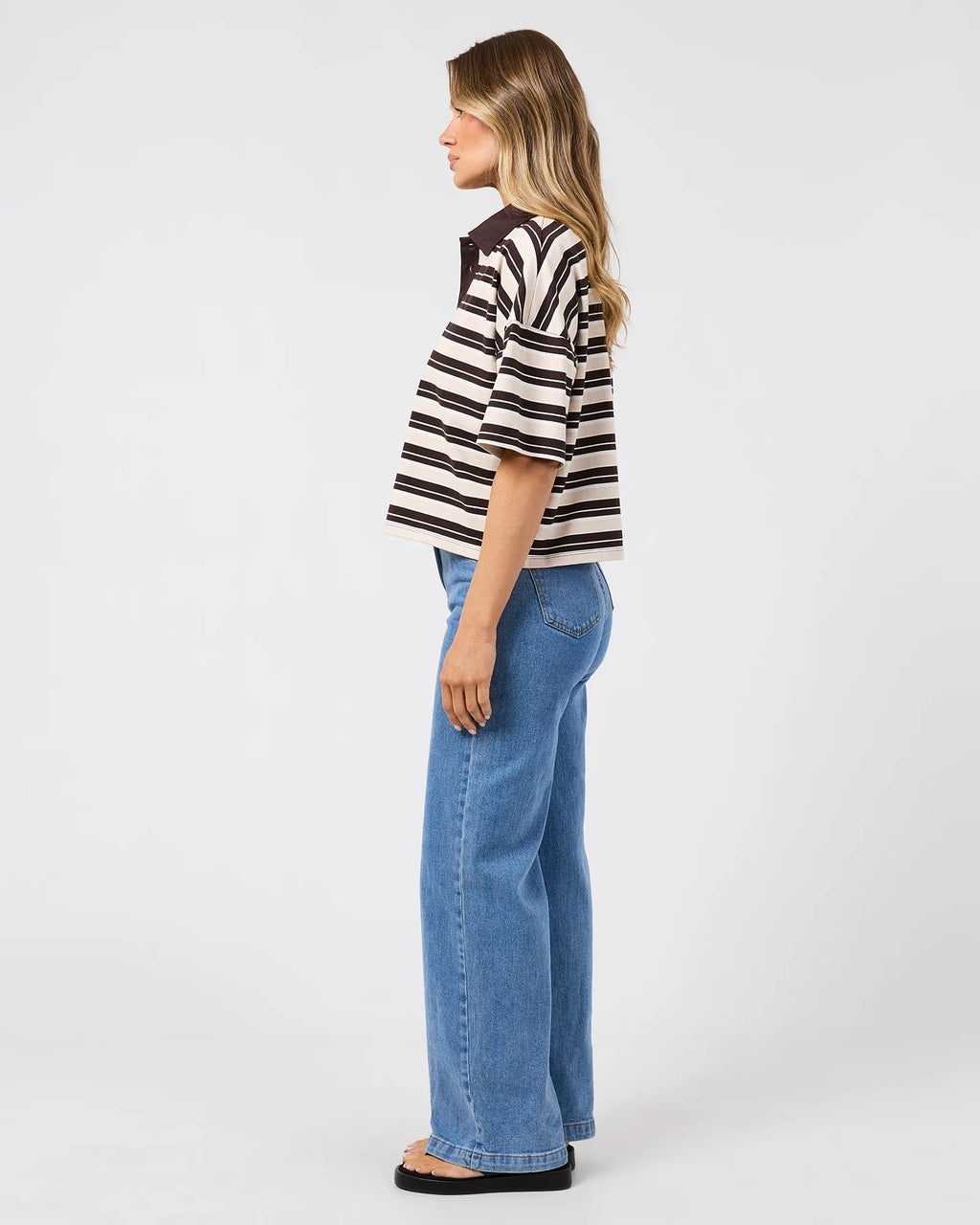 allabouteve Harri Stripe Rugby Top