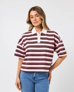 allabouteve Harri Stripe Rugby Top
