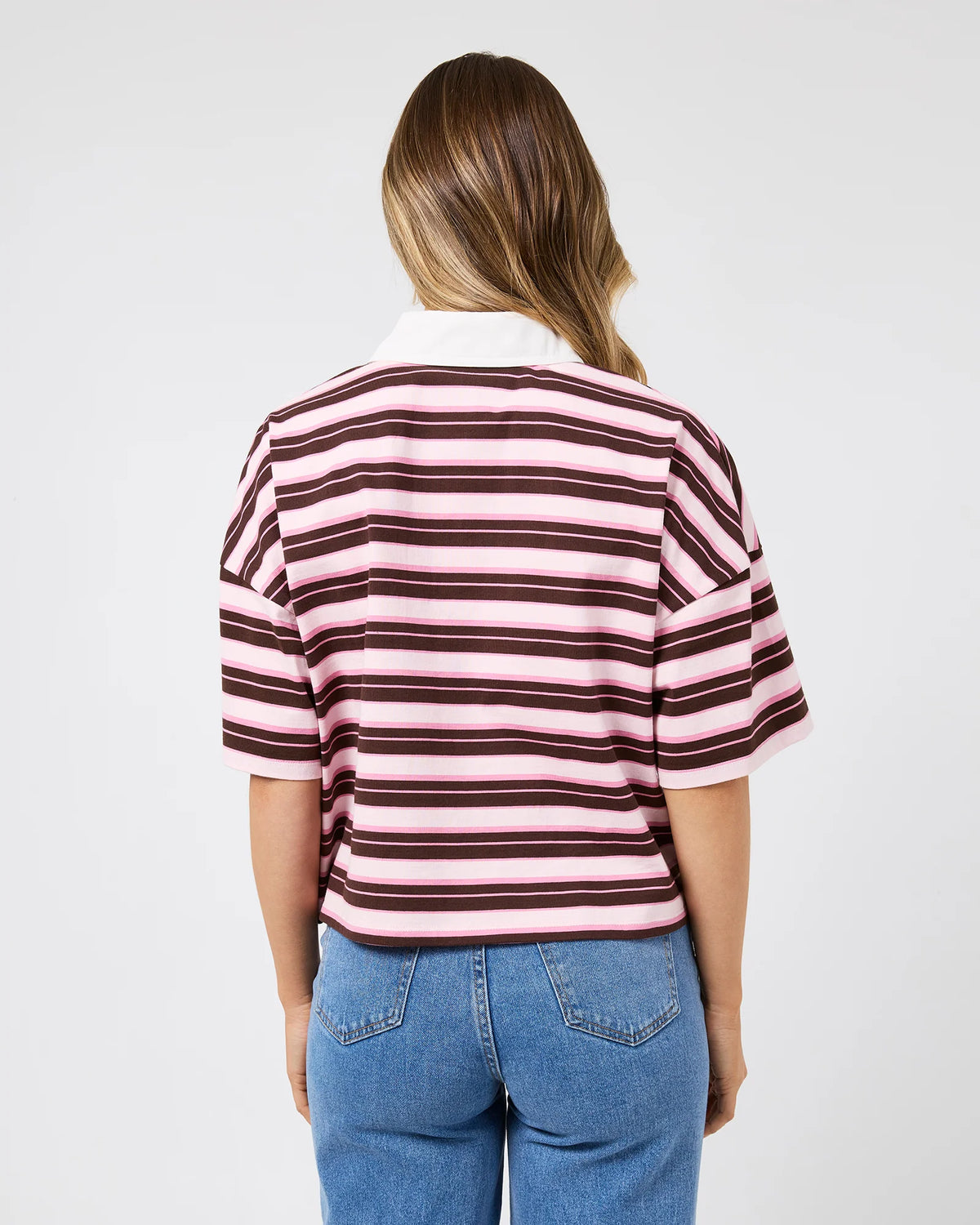 allabouteve Harri Stripe Rugby Top